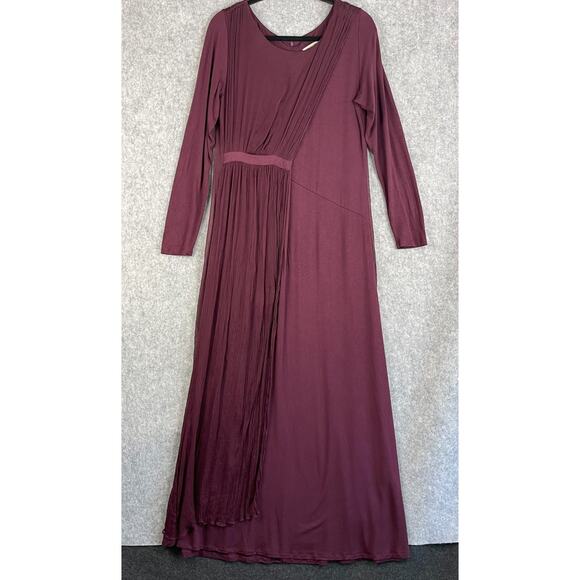 Soft Surroundings Dresses & Skirts - Soft Surroundings Isabetta Dress Womens Medium Purple Silk Stretch Maxi Flowy